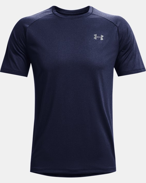 Men's UA Tech™ 2.0 Short Sleeve T-Shirt, Navy, pdpMainDesktop image number 4